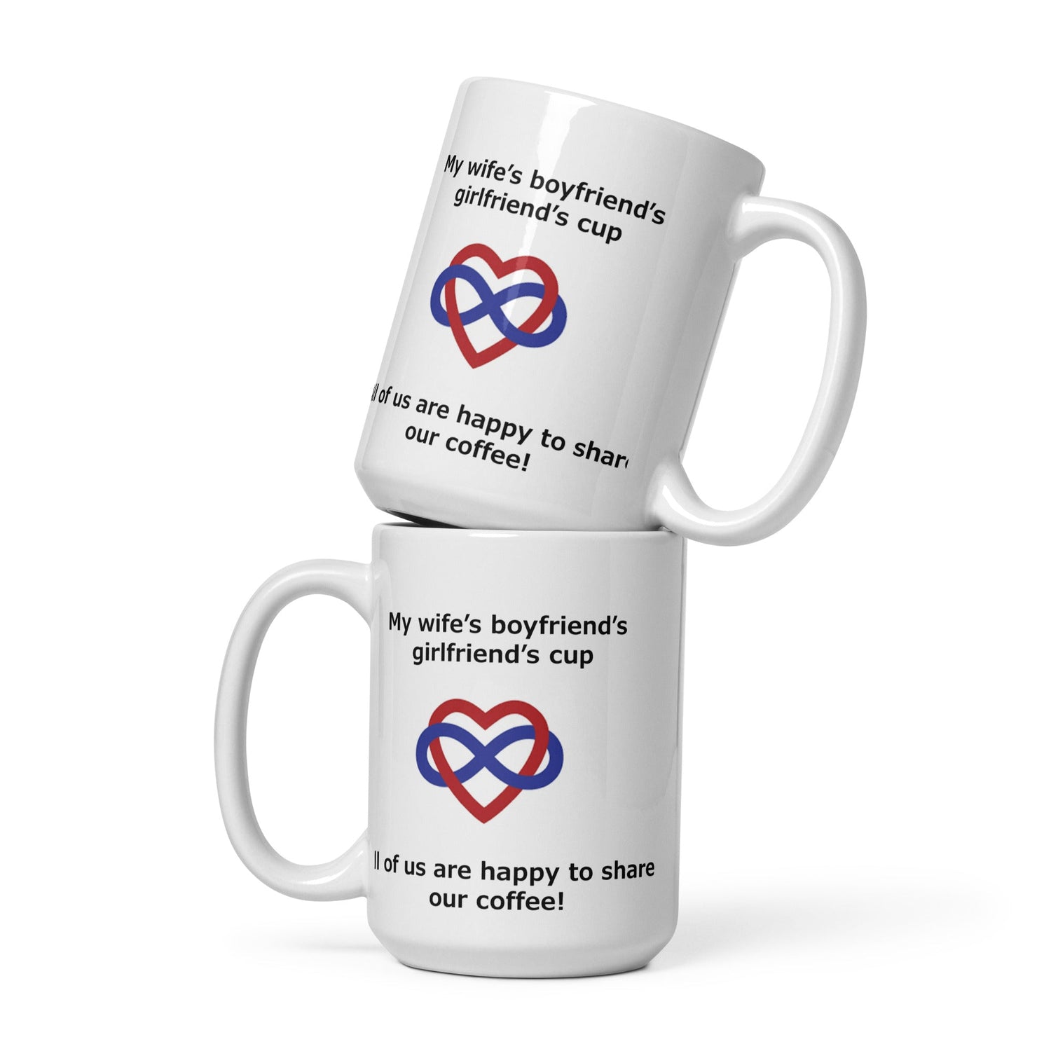 White glossy mug - DMC Stores
