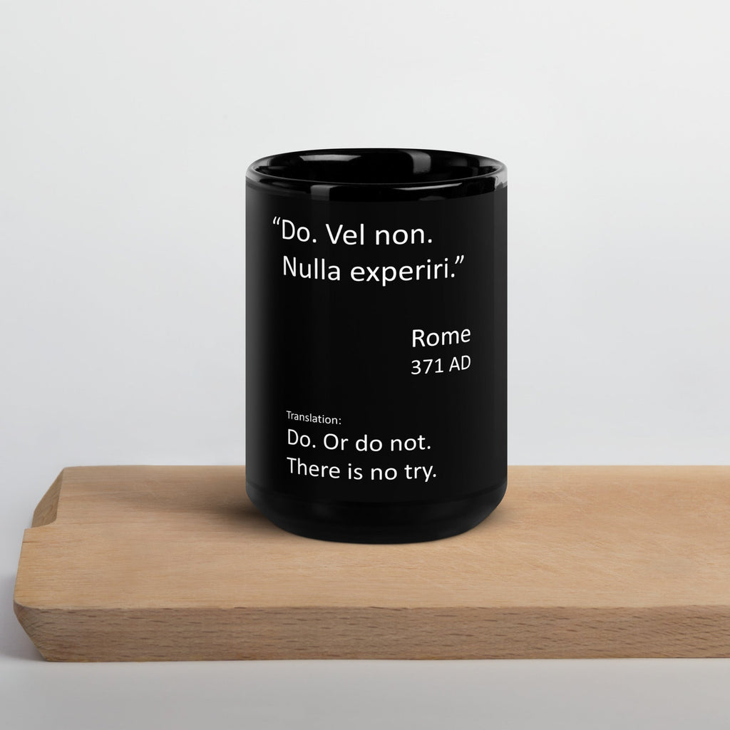 Black Glossy Mug - DMC Stores