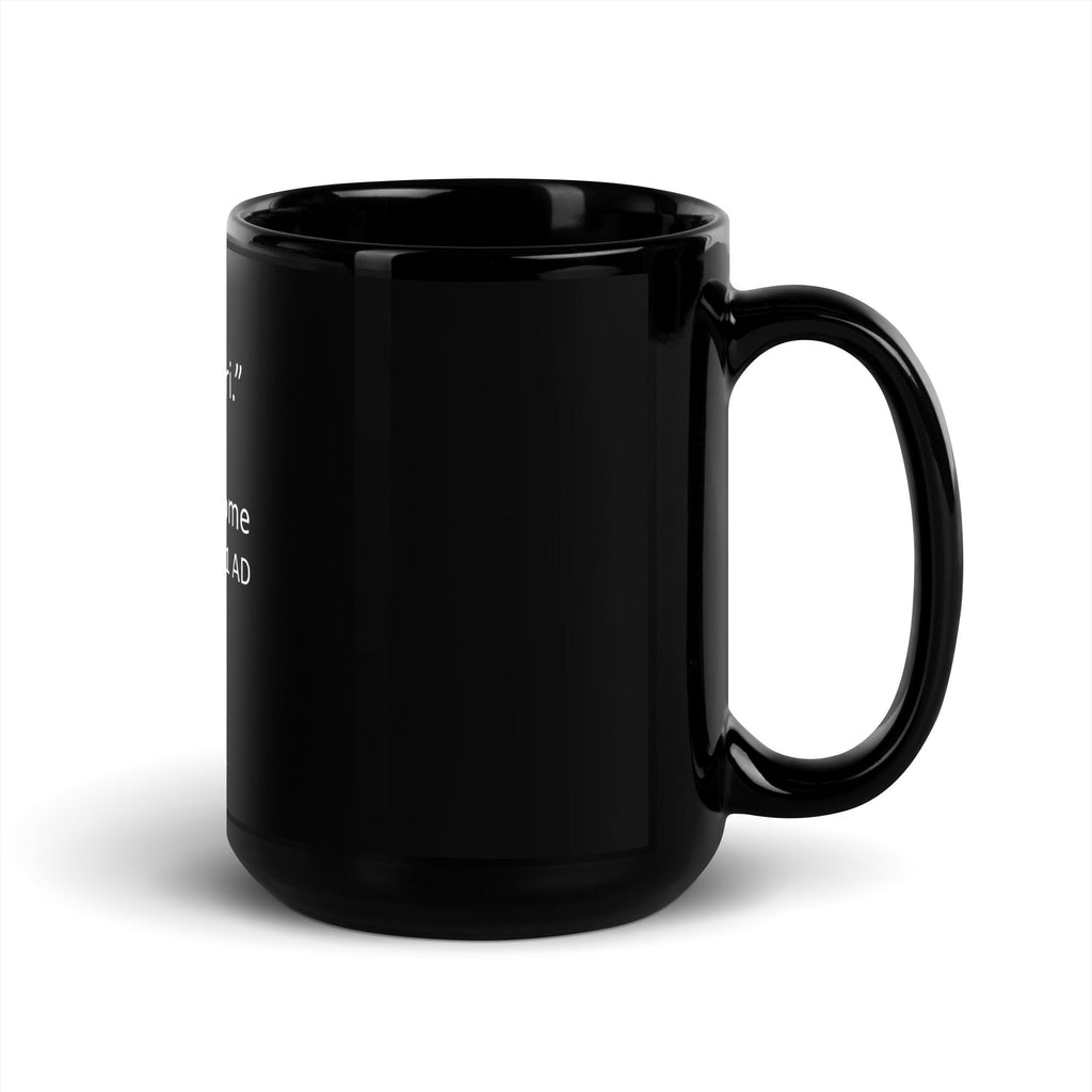 Black Glossy Mug - DMC Stores