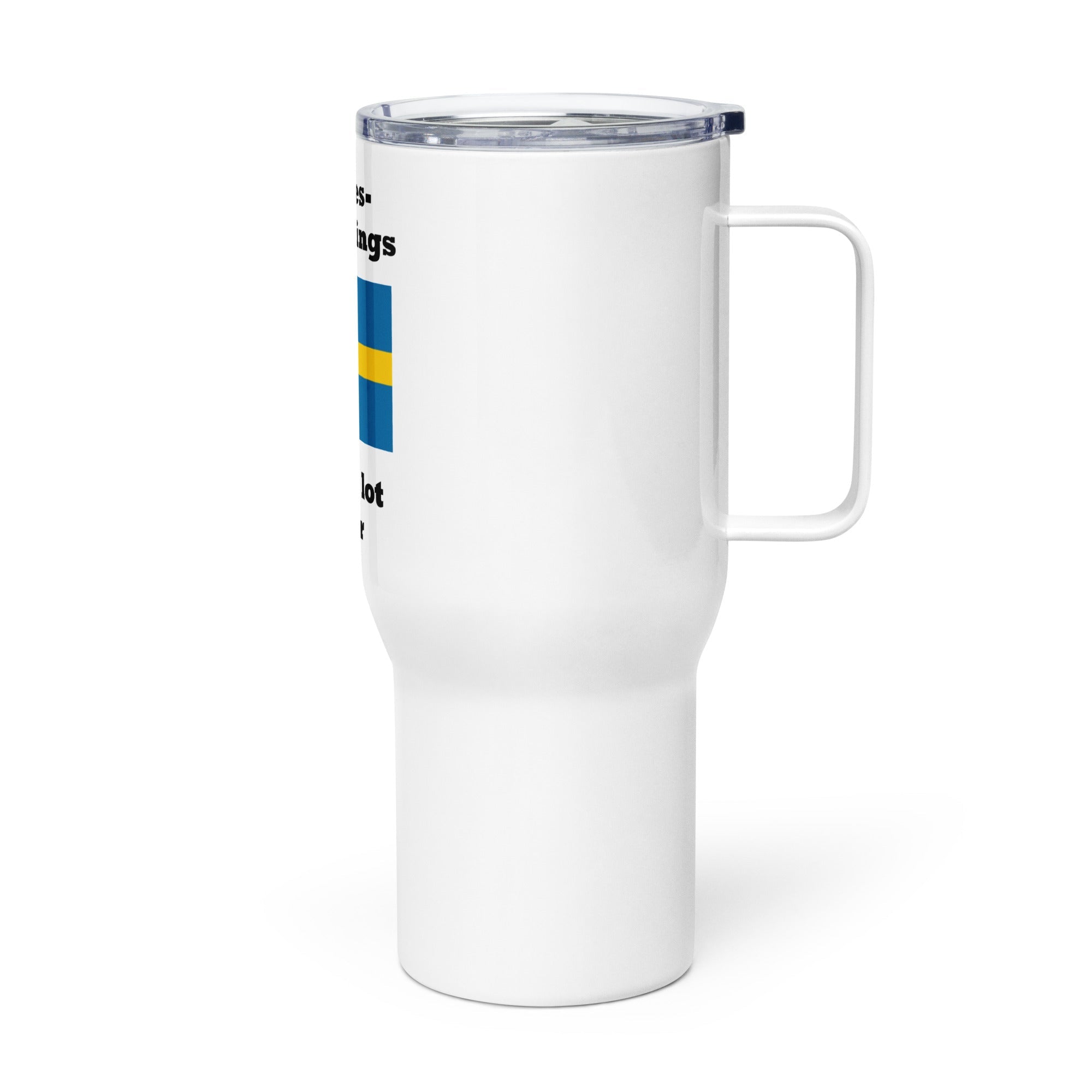 Travel mug with a handle - DMC Stores