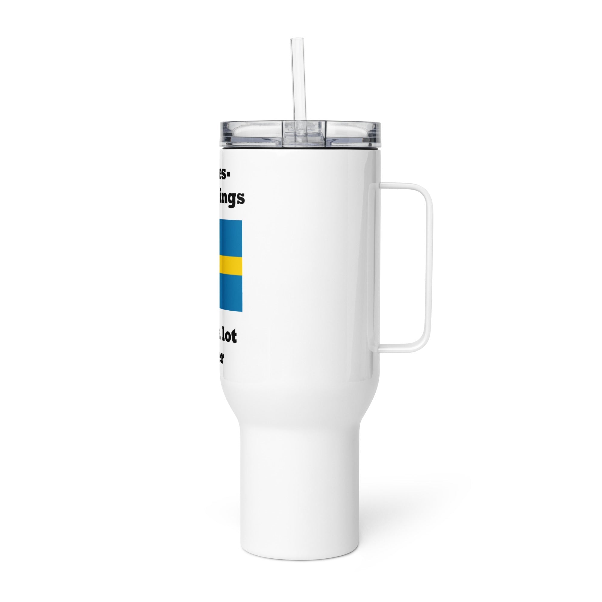 Travel mug with a handle - DMC Stores