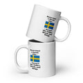 White glossy mug - DMC Stores