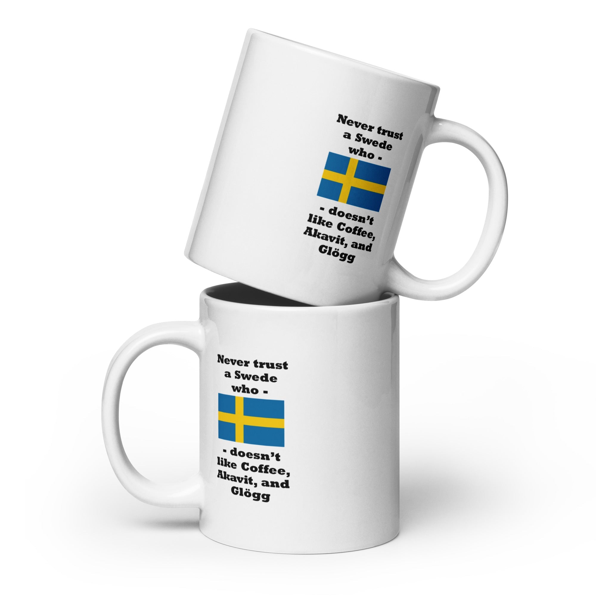 White glossy mug - DMC Stores