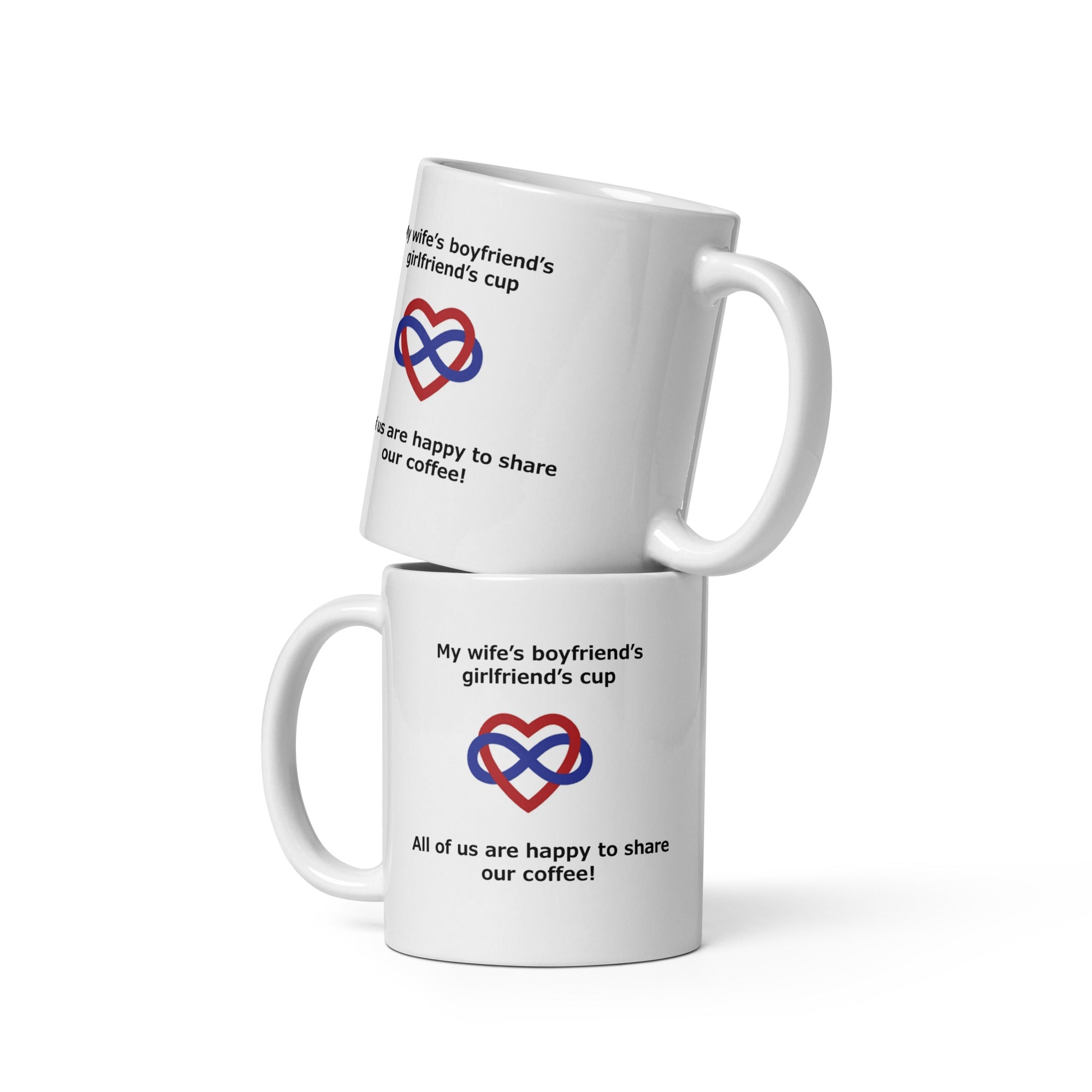 White glossy mug - DMC Stores