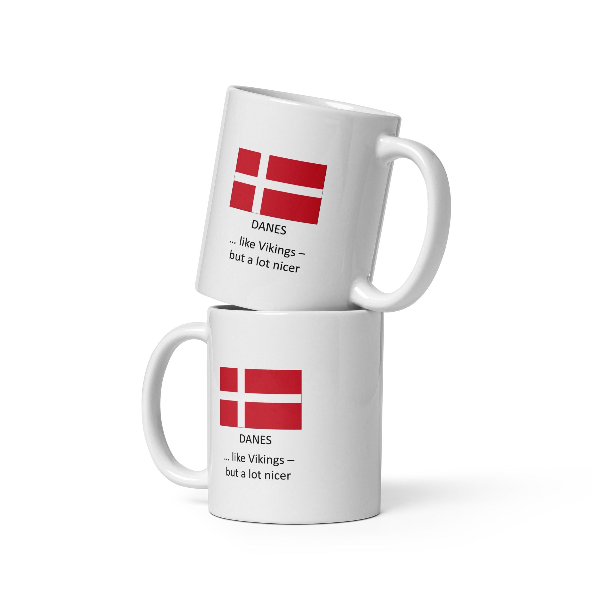 White glossy mug - DMC Stores