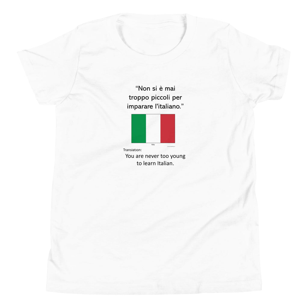 Youth Short Sleeve T-Shirt - Italian - DMC Stores